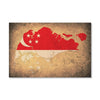 Singapore Canvas Art Clock Canvas