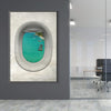 Single Plane View - Bali Clock Canvas