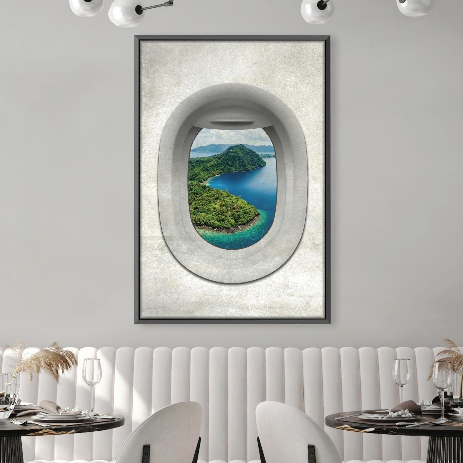 Single Plane View - Indonesia Canvas product thumbnail