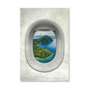Single Plane View - Indonesia Canvas Art Clock Canvas