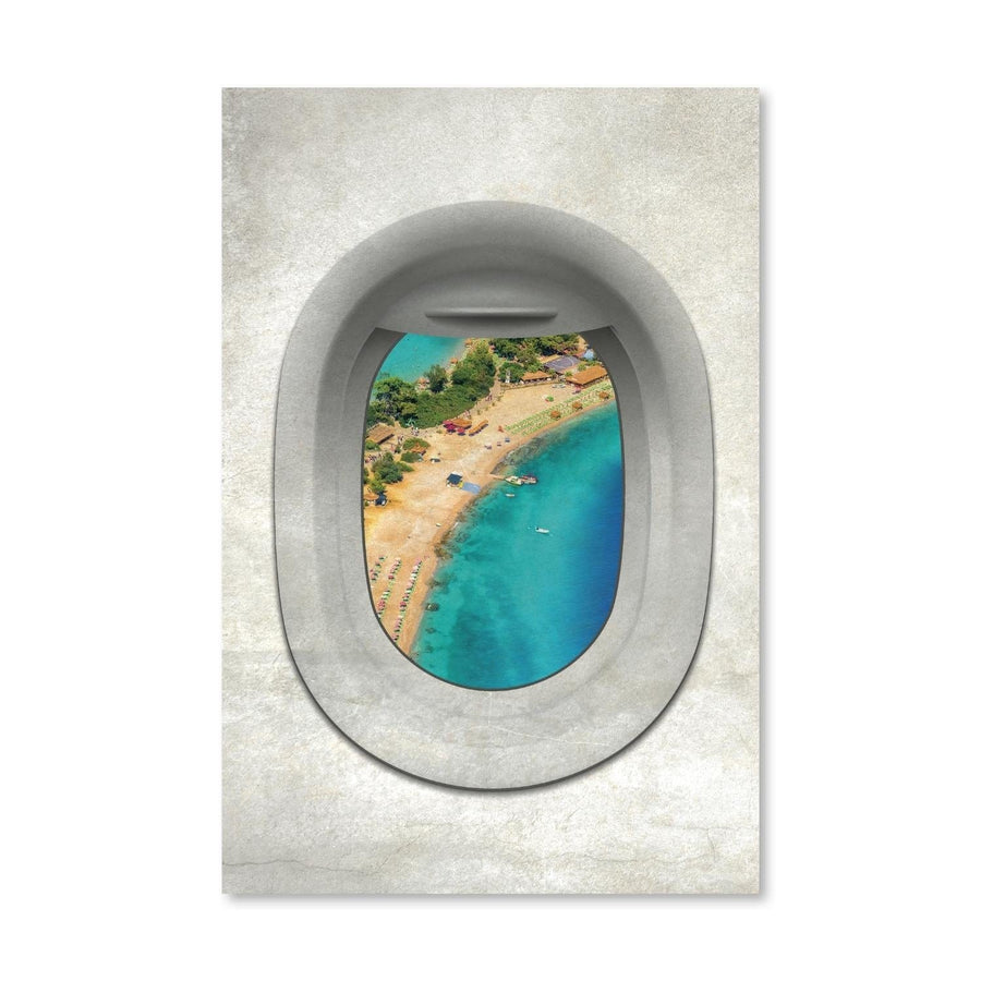 Single Plane View - Turkey Canvas Art Clock Canvas