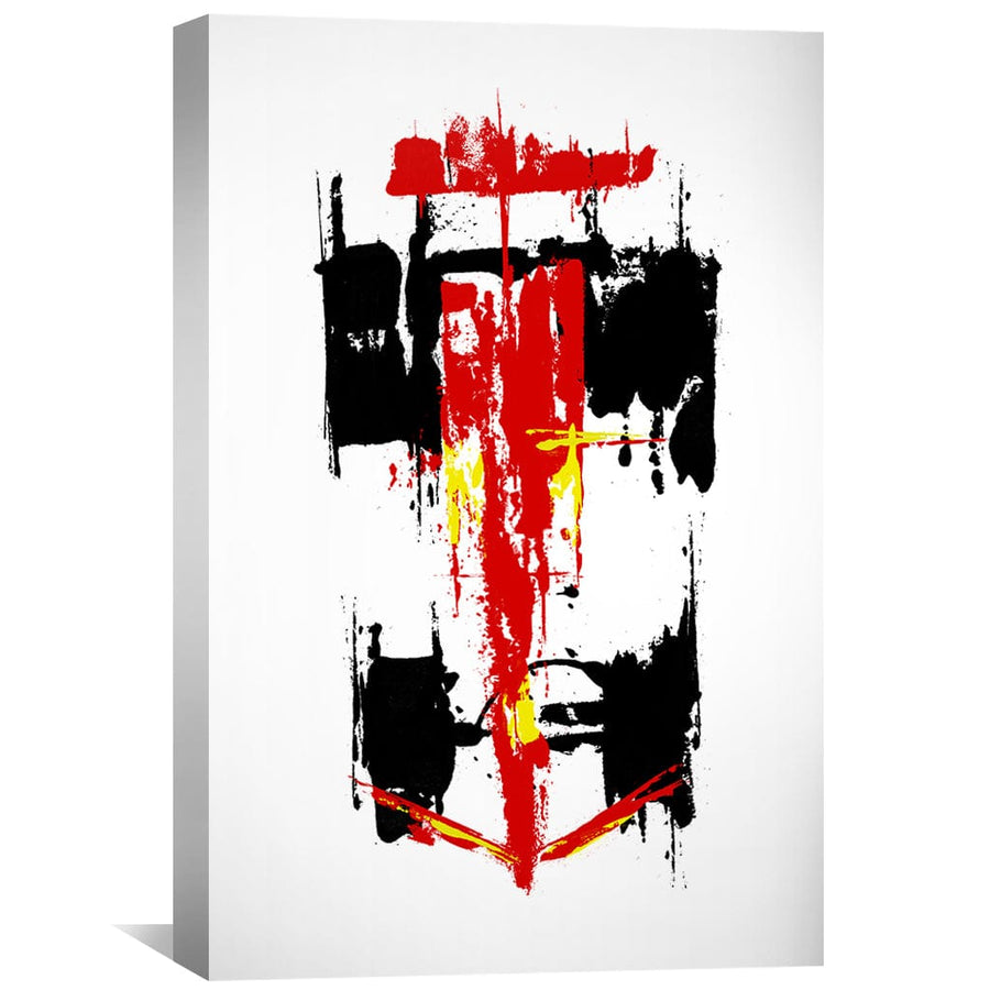 Sketched Race Car Canvas Art Clock Canvas