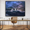 Skilled Sailor Canvas Art 30 x 45cm / Standard Gallery Wrap Clock Canvas