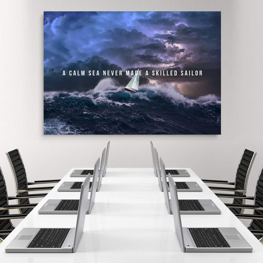 Skilled Sailor Canvas Art Clock Canvas