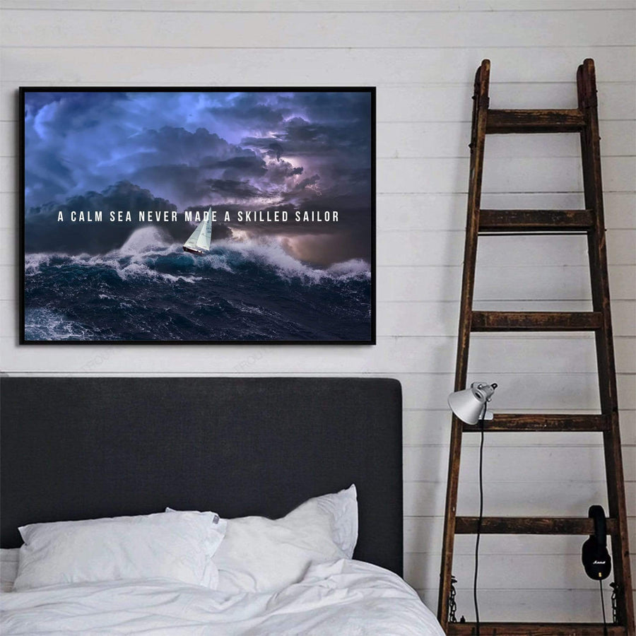 Skilled Sailor Canvas Art Clock Canvas