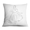Skirts and Dresses A Cushion Cushion 45 x 45cm Clock Canvas