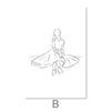 Skirts and Dresses Canvas Art B / 30 x 45cm / Unframed Canvas Print Clock Canvas