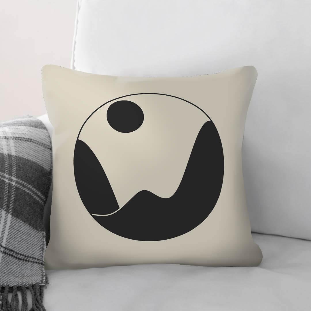 Sky Cycle A Cushion Cushion 45 x 45cm Clock Canvas