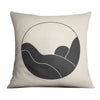 Sky Cycle B Cushion Cushion 45 x 45cm Clock Canvas