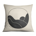 Sky Cycle B Cushion Cushion 45 x 45cm Clock Canvas