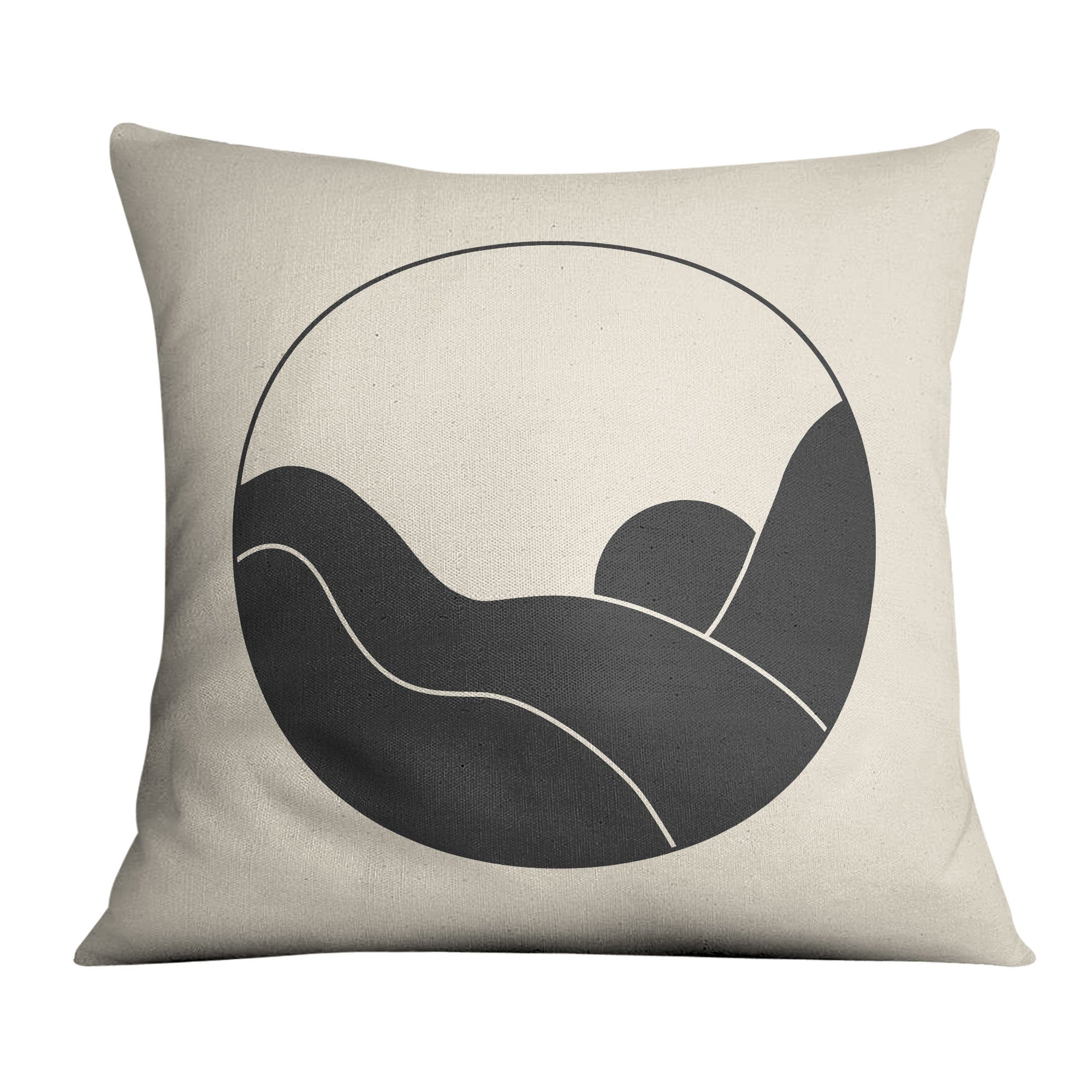 Sky Cycle B Cushion Cushion 45 x 45cm Clock Canvas