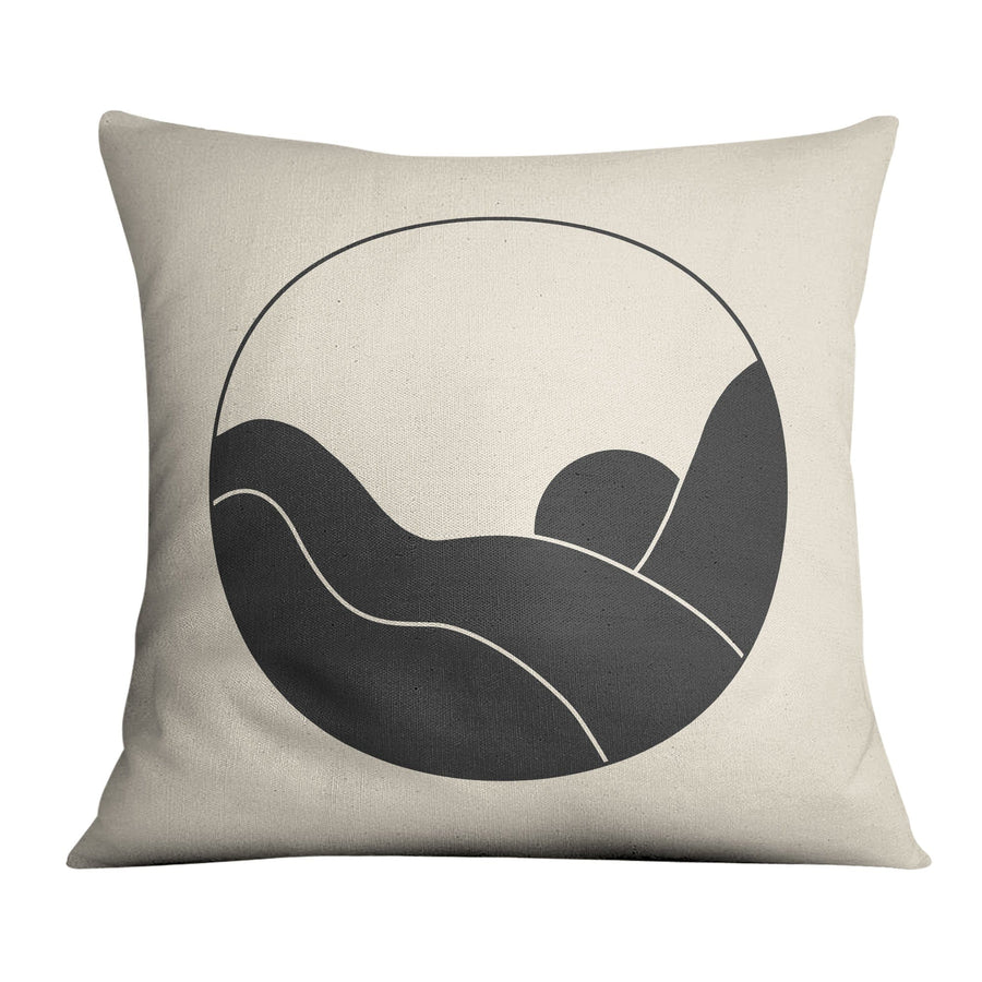 Sky Cycle B Cushion Cushion 45 x 45cm Clock Canvas