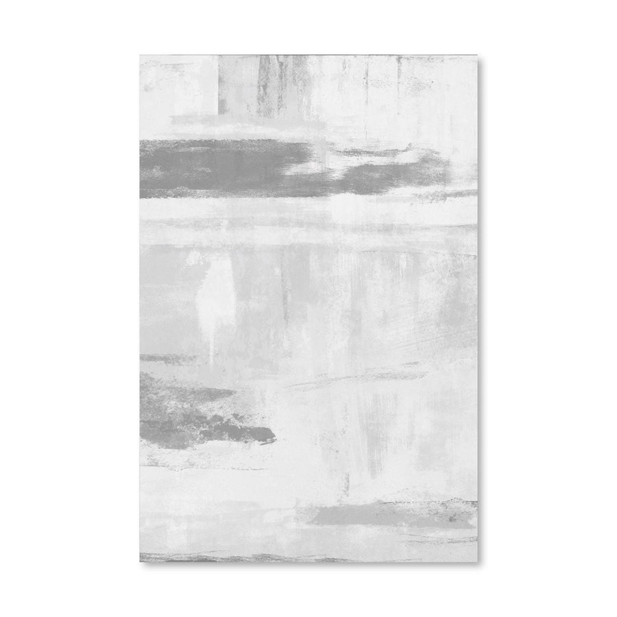 Slated Brush Canvas Art Clock Canvas