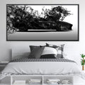Smoke Screen Speed Canvas Art Clock Canvas