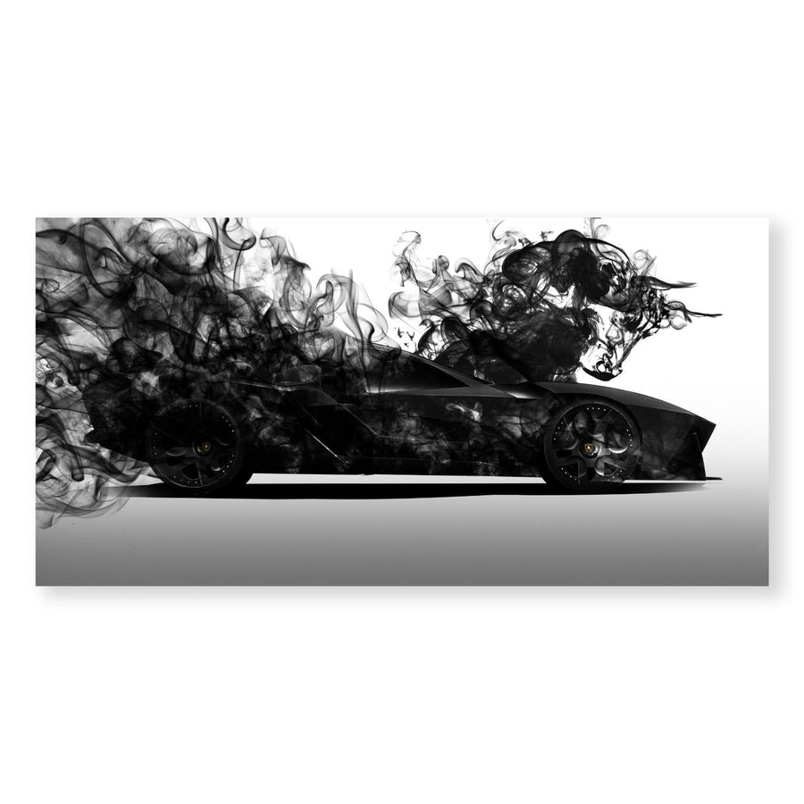 Smoke Screen Speed Canvas Art Clock Canvas