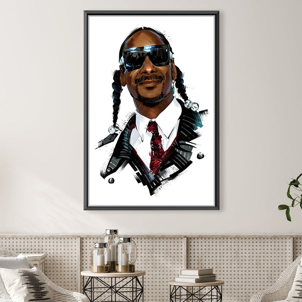 Snoop Dogg Canvas Art Clock Canvas