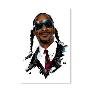 Snoop Dogg Canvas Art Clock Canvas