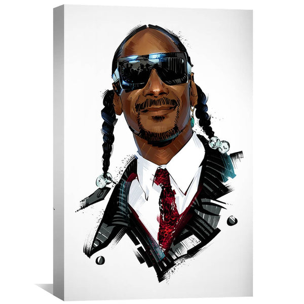 Snoop Dogg Canvas Art 30 x 45cm / Unframed Canvas Print Clock Canvas