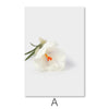 Snowdrop Flowers Canvas Art A / 40 x 50cm / No Board - Canvas Print Only Clock Canvas