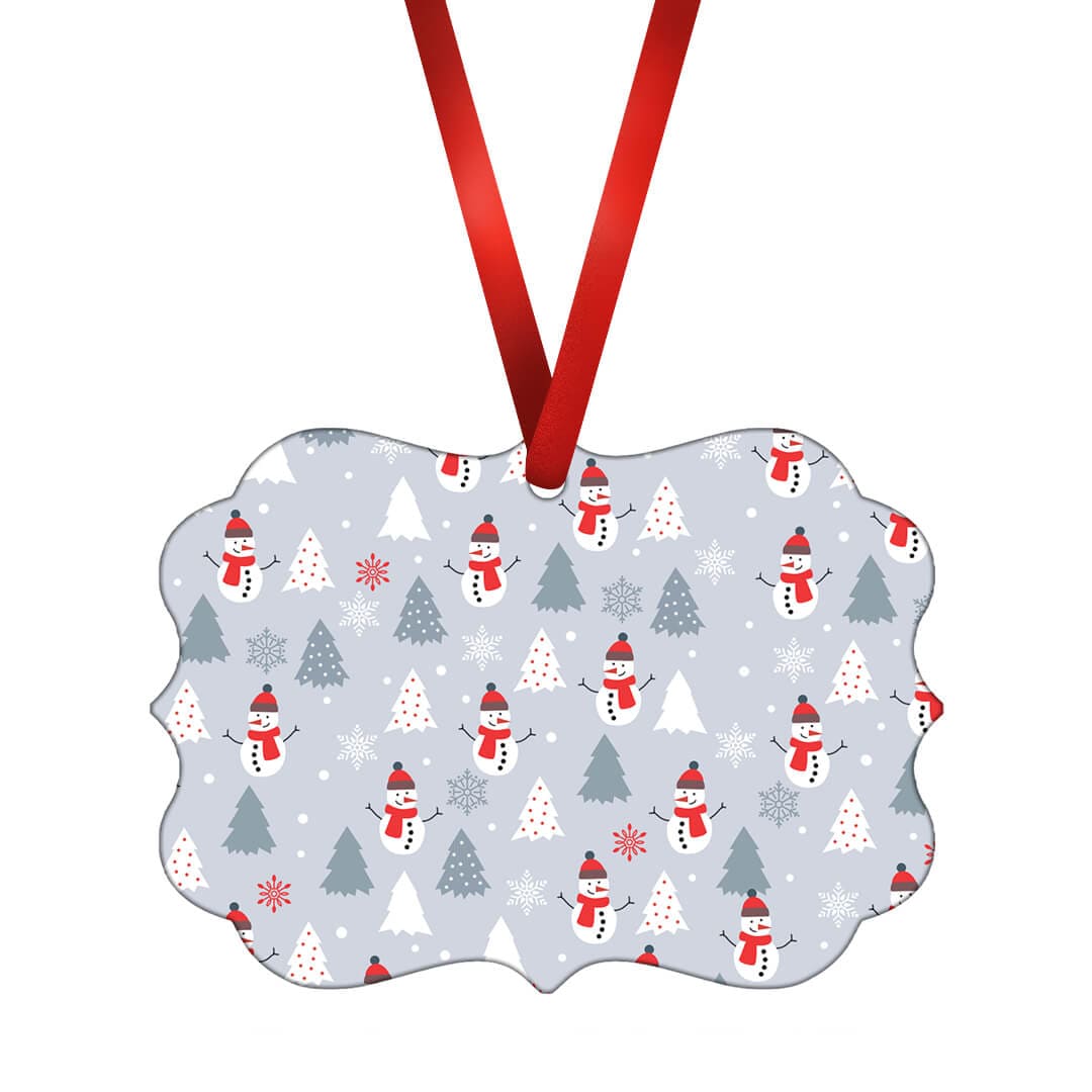 Snowman Patterns Ornament product thumbnail