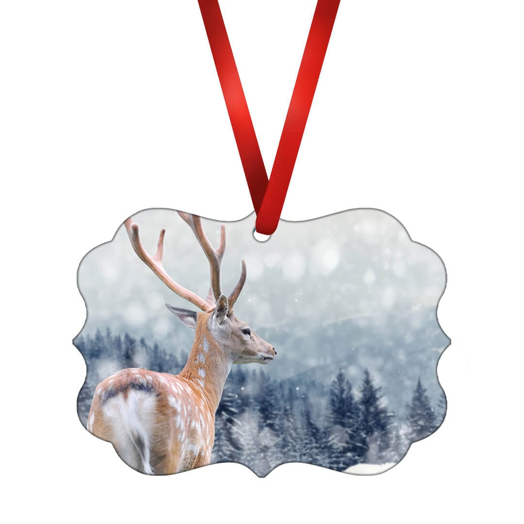 Snowy Deer Ornament product thumbnail