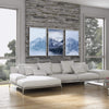 Snowy Mountain Canvas Art Clock Canvas