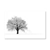 Snowy Willow Canvas Art Clock Canvas