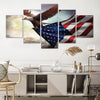 Soaring Eagle Canvas - 5 Panel Art Clock Canvas