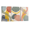 Soft Pallet Canvas Art Set of 3 / 30 x 45cm / Unframed Canvas Print Clock Canvas