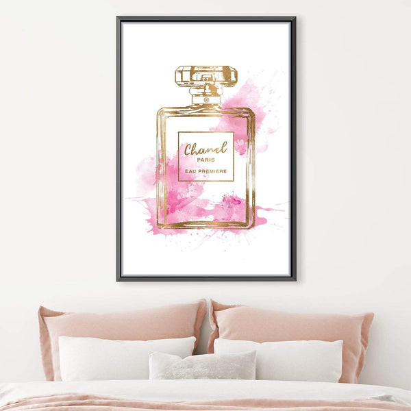 Soft Perfume Canvas Art Clock Canvas