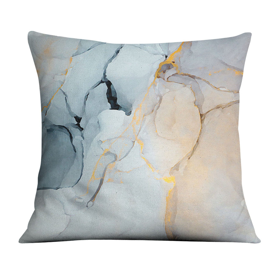 Soft Watercolor B Cushion Cushion Cushion Square Clock Canvas
