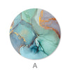 Soft Watercolor - Circle Canvas Art A / 40 x 40cm / Standard Gallery Wrap Clock Canvas
