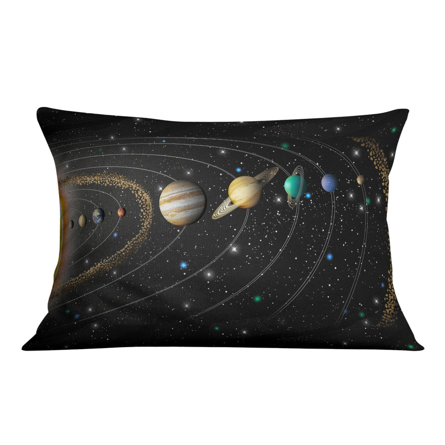 Solar Order Cushion Cushion 48 x 33cm Clock Canvas