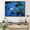 Some Enchanted Evening Canvas Art 45 x 30cm / Unframed Canvas Print Clock Canvas