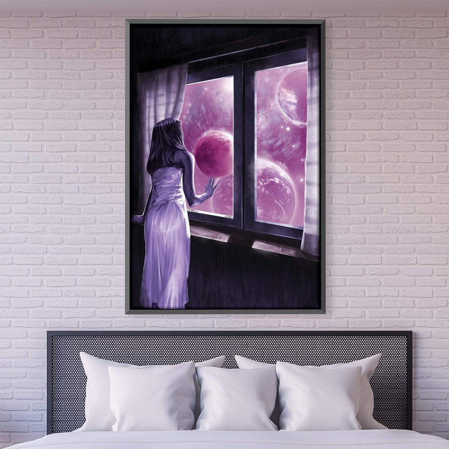 Space Fantasy Canvas Art Clock Canvas