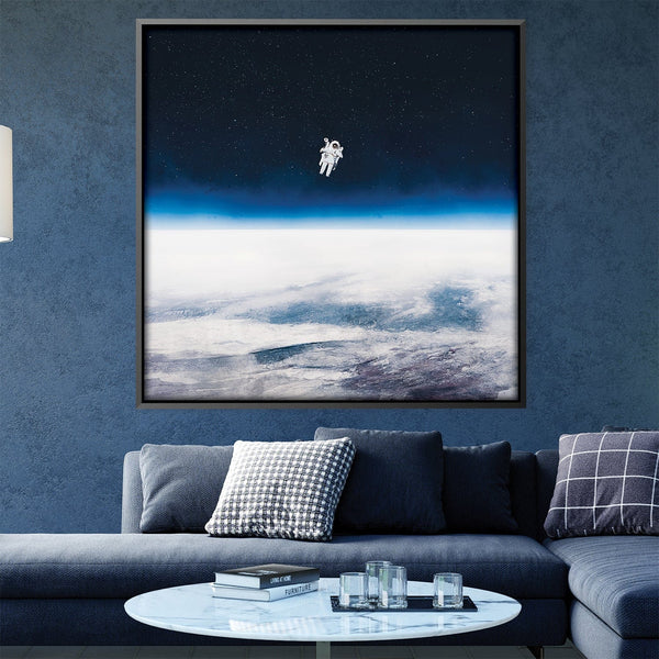 Space Float Canvas Art Clock Canvas