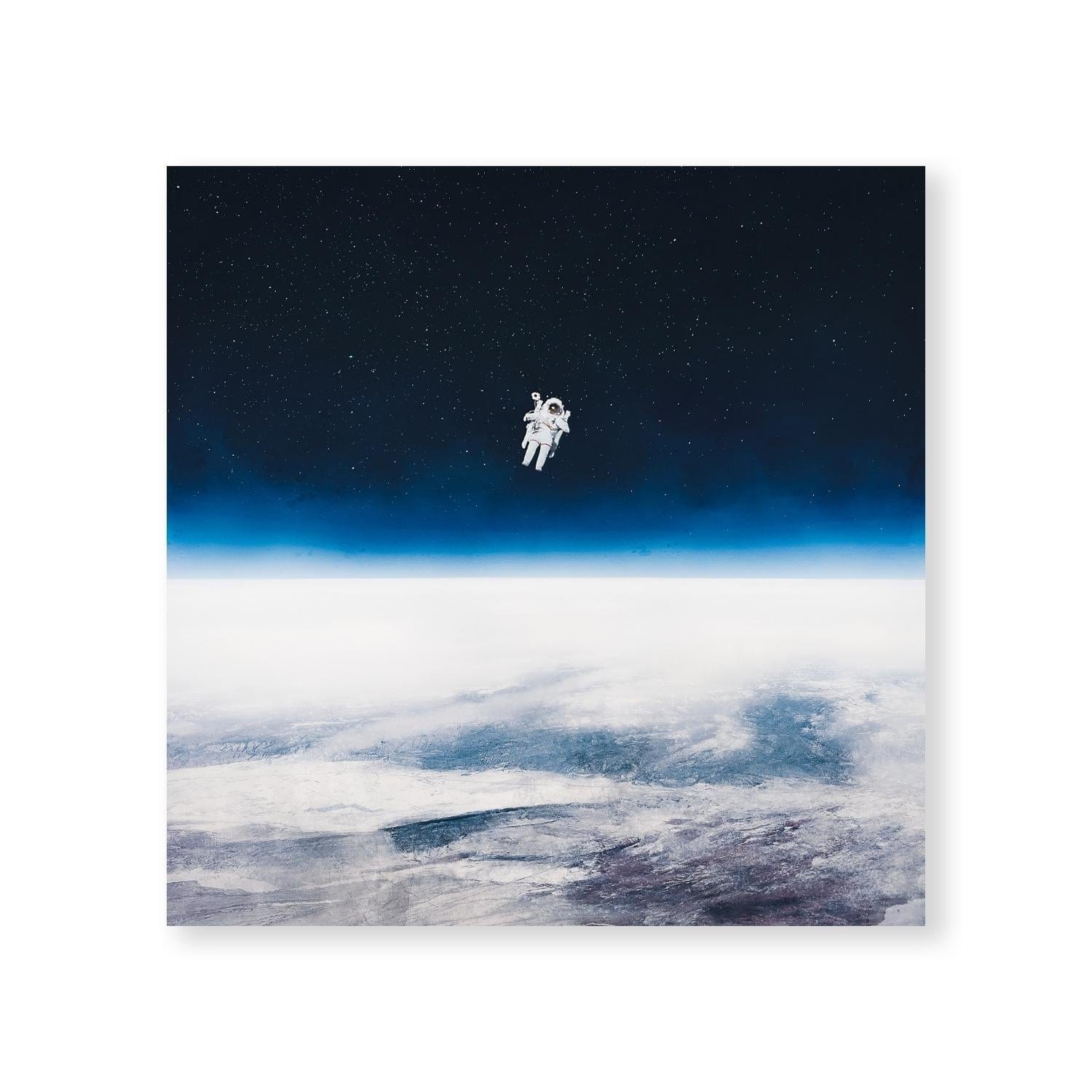Space Float Canvas Art Clock Canvas