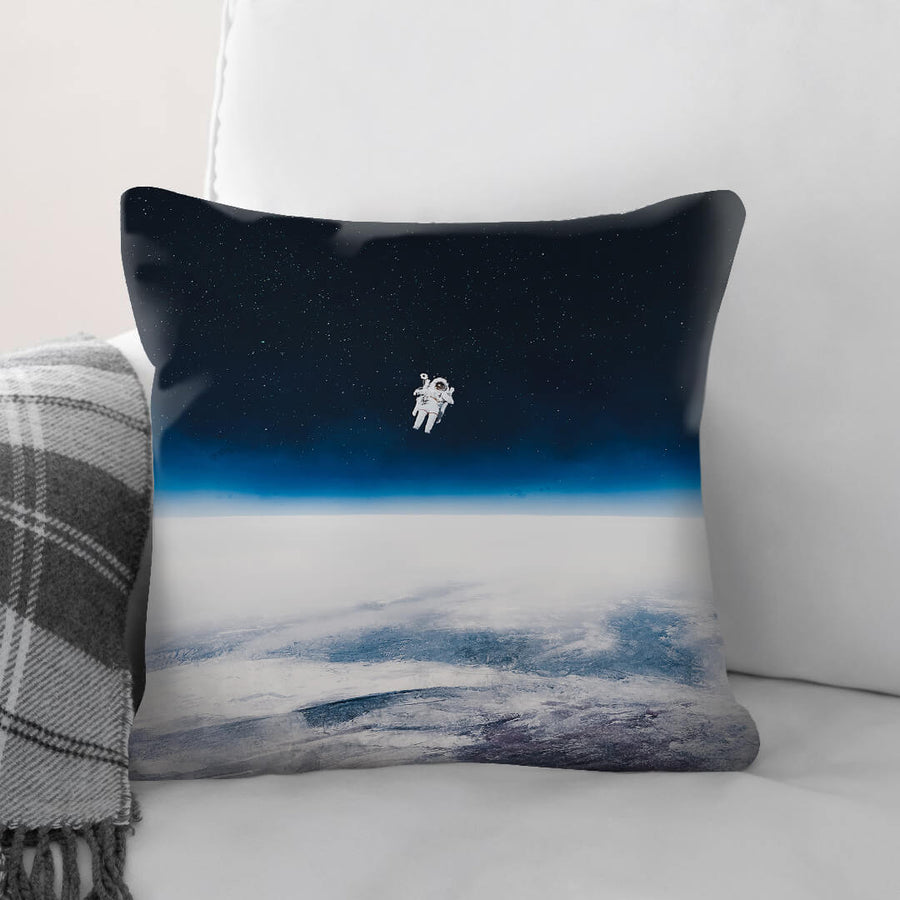 Space Float Cushion Cushion Cushion Square Clock Canvas