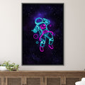 Space Party Canvas Art Clock Canvas