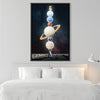 Space Stack Canvas Art Clock Canvas