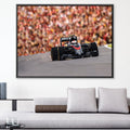 Speed Blur Canvas Art 45 x 30cm / Unframed Canvas Print Clock Canvas