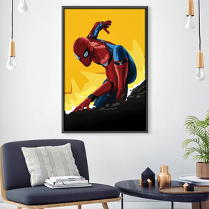 Spiderman Homecoming Canvas Art 30 x 45cm / Unframed Canvas Print Clock Canvas