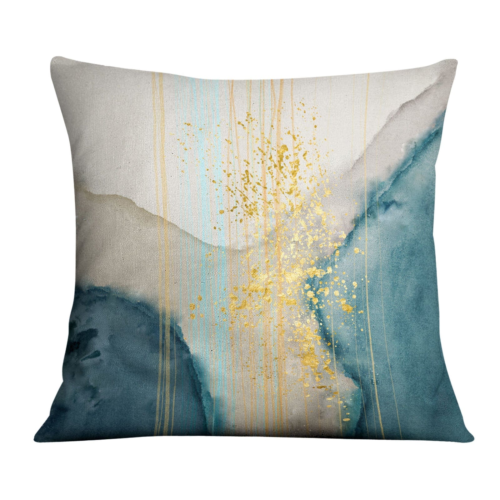 Spiritual Abstract B Cushion Cushion Cushion Square Clock Canvas