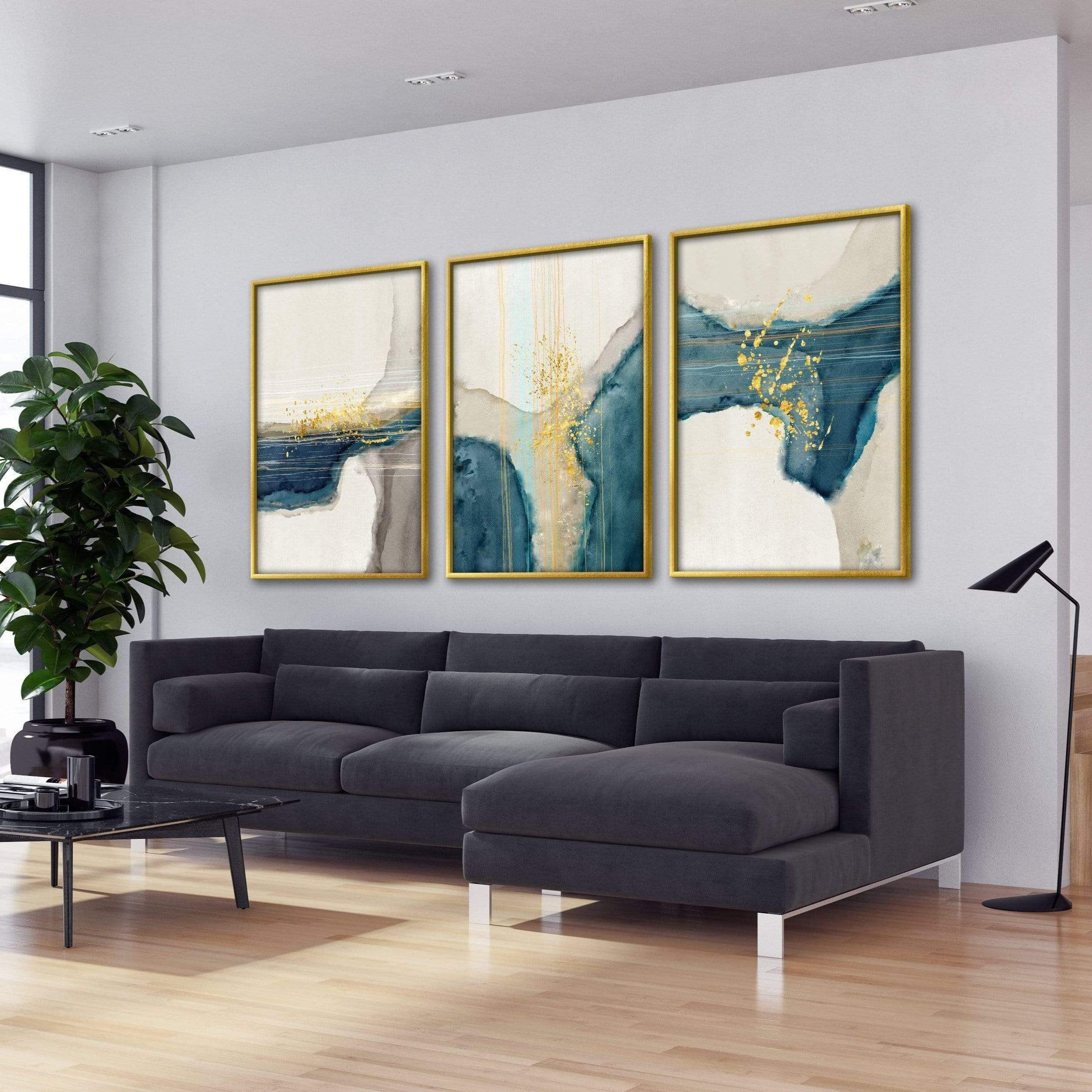Spiritual Abstract Canvas Art Clock Canvas