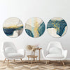 Spiritual Abstract Canvas - Circle Art Clock Canvas