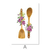 Spring Kitchen Canvas Art A / 30 x 45cm / Unframed Canvas Print Clock Canvas