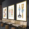 Spring Kitchen Canvas Art Clock Canvas