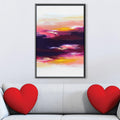 Spring Sunset Canvas Art Clock Canvas