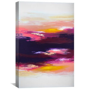 Spring Sunset Canvas Art 30 x 45cm / Unframed Canvas Print Clock Canvas