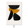 Stacked Irregular Shapes Canvas Art C / 30 x 45cm / Unframed Canvas Print Clock Canvas